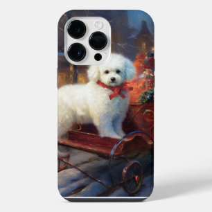 Bichon Frise Christmas Festive Season iPhone 14 Pro Max Case