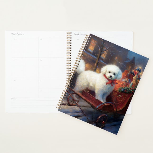 Bichon Frise Christmas Festive Season  Planner (Display)