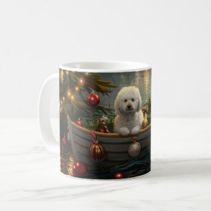 Bichon Frise Christmas Festive Voyage Coffee Mug