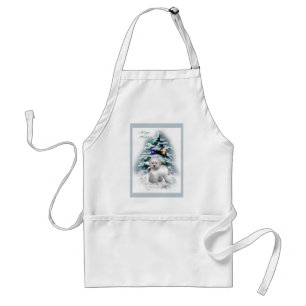 Bichon Frise Christmas Gifts Standard Apron