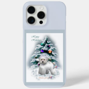 Bichon Frise Christmas Holidays iPhone 15 Pro Max Case