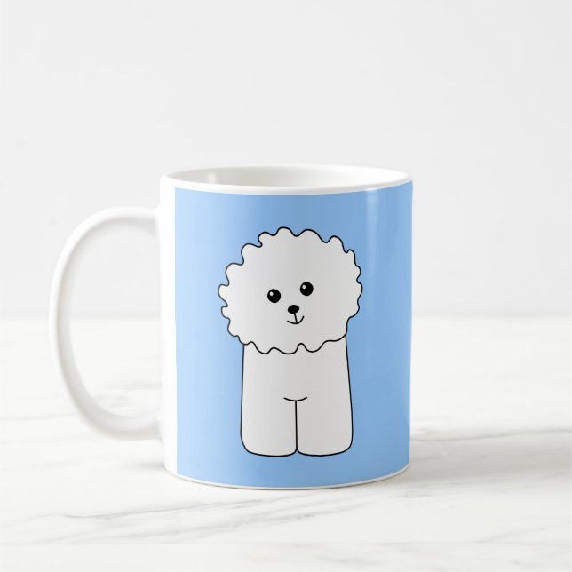 Bichon Frise. Coffee Mug (Left)