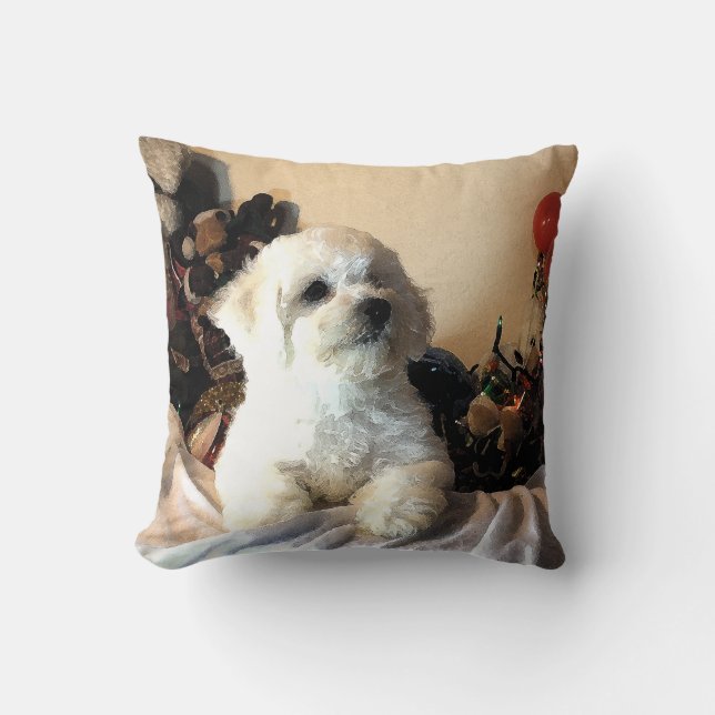 Bichon Frise Cushion (Front)