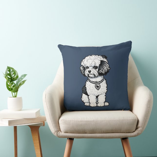 Bichon Frise Cushion (Chair)