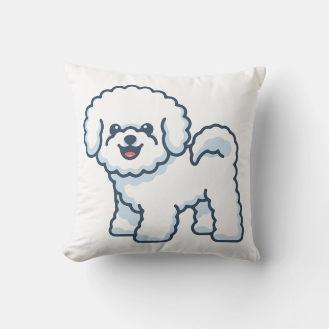 Bichon Frise Cushion (Front)