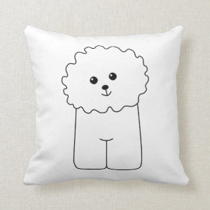 Bichon Frise, Cute Dog. Cushion