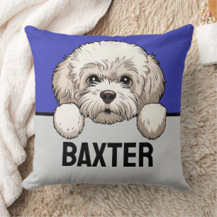 Bichon Frise Cute Personalised Puppy Dog Lover Cushion