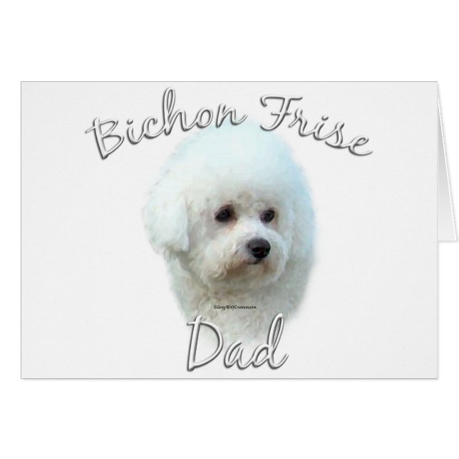 Bichon Frise Dad 2 (Front Horizontal)