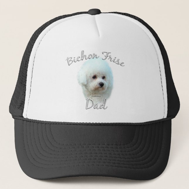 Bichon Frise Dad 2 Trucker Hat (Front)
