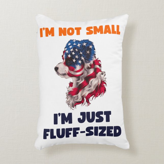Bichon Frise Decorative Cushion (Front(Vertical))
