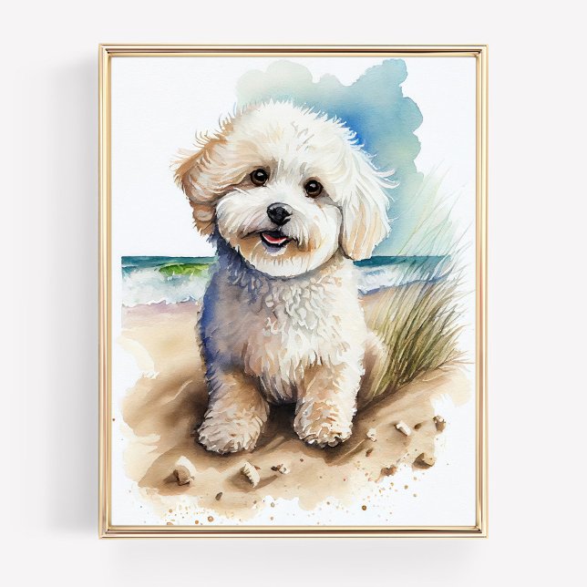 Bichon Frise Dog Art Painting Poster (Creator Uploaded)