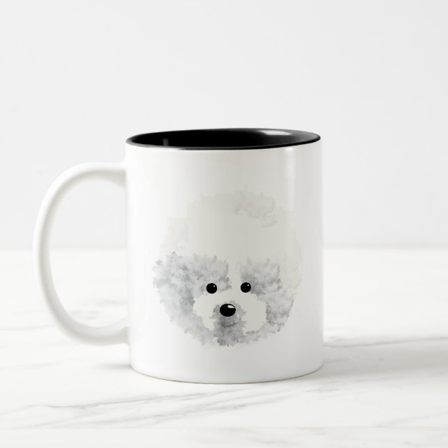 Bichon Frise  dog Coffee Mug (Left)