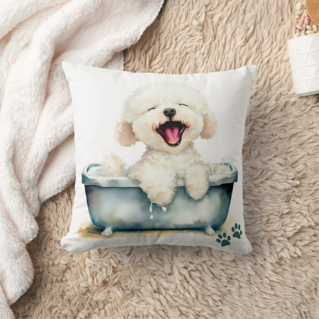 Bichon Frise Dog Cushion (Blanket)