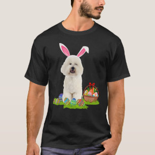 Bichon Frise Dog Easter Egg Hunt Bunny Bichon Fris T-Shirt