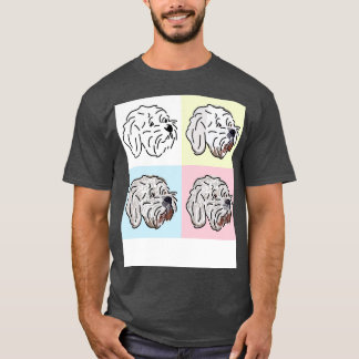 Bichon Frise Dog Four Faces T-Shirt
