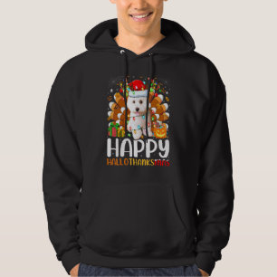Bichon Frise Dog Halloween Christmas Happy Halloth Hoodie