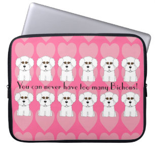 Bichon Frise Dog Humour Laptop Sleeve