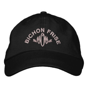 Bichon Frise Dog MOM Embroidered Hat