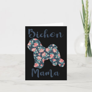 Bichon-frise Dog Mum Shirt Lover Mama Mothers Day Card