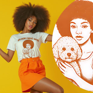 Bichon Frise Dog Mum Social Club Women T-Shirt