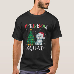 Bichon Frise Dog Squad Boys Girls Kids Christmas T T-Shirt