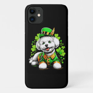 Bichon Frise Dog St Patrick's Day iPhone 11 Case