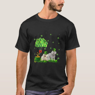 Bichon Frise Dog St. Patrick's Day Cute Shamrock T-Shirt