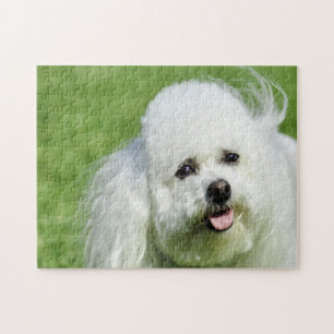 Bichon Frise Dogs. Jigsaw Puzzle
