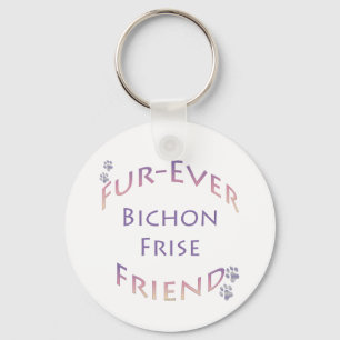 Bichon Frise Furever Key Ring
