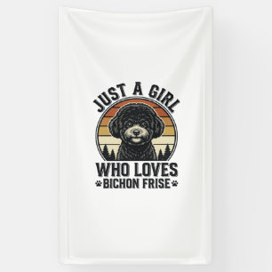 Bichon Frise Girl Vintage Dog Lover Shirt_1 Banner