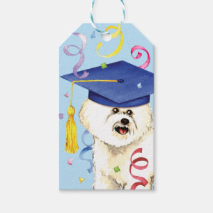 Bichon Frise Graduate Gift Tags