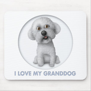 Bichon Frise Granddog Mouse Pad