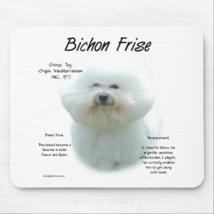 Bichon Frise History; All About Bichon Frise Mouse Pad