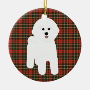 Bichon Frise Holiday Ornament