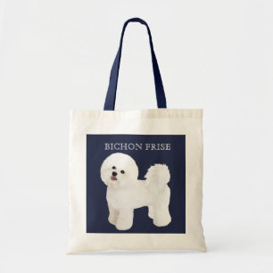 Bichon Frise Illustrated Tote Bag