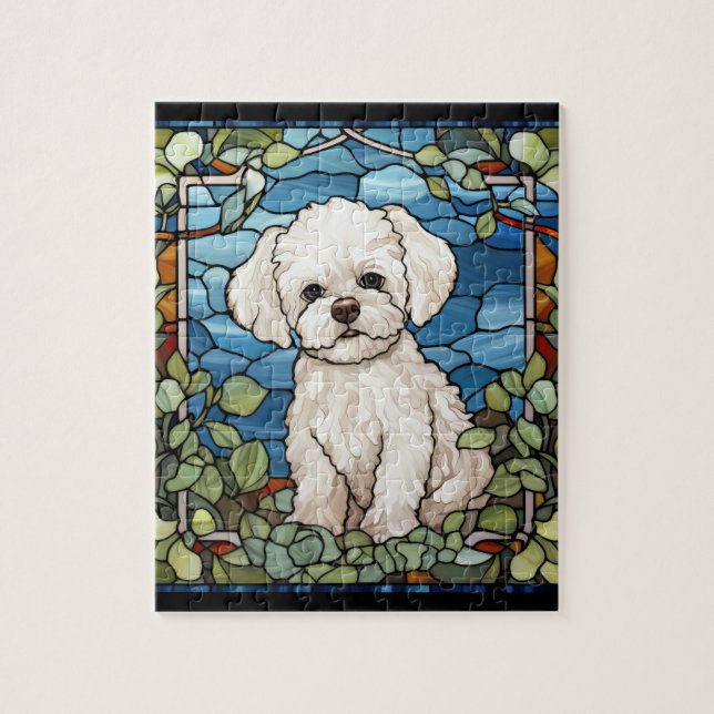 Bichon Frise Jigsaw Puzzle (Vertical)