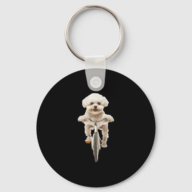 Bichon Frise Key Ring (Front)