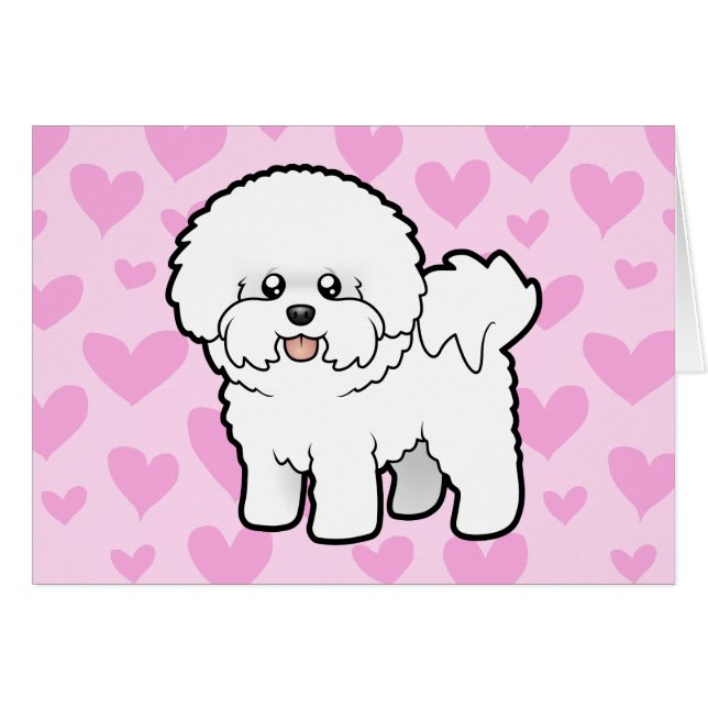 Bichon Frise Love (Front Horizontal)