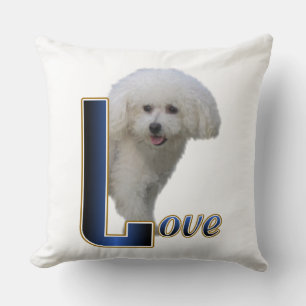 Bichon Frise Love Cushion