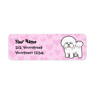 Bichon Frise Love Return Address Label