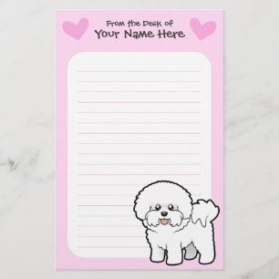 Bichon Frise Love Stationery