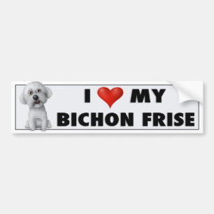 Bichon Frise Love Sticker