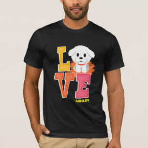 Bichon Frisé lovers cute colour T-Shirt