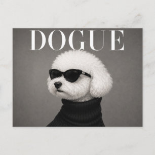Bichon Frise Luxury Hound Haute Postcard