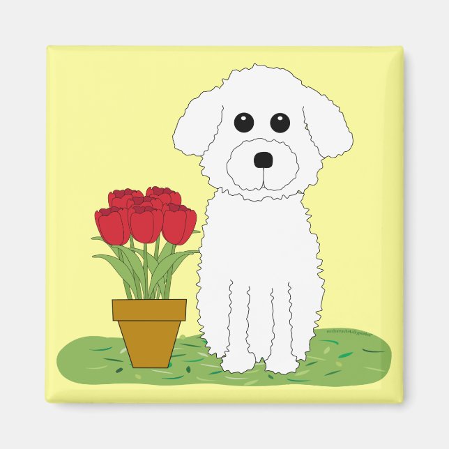Bichon Frise Magnet (Front)