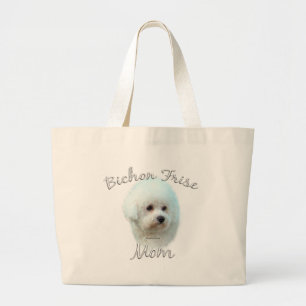 Bichon Frise Mum 2 Large Tote Bag
