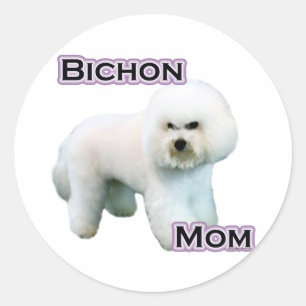Bichon Frise Mum 4  - Sticker