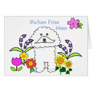 Bichon Frise Mum Card