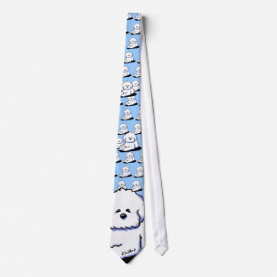 Bichon Frise Neck Tie