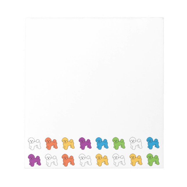 BICHON FRISE NOTEPAD (Front)